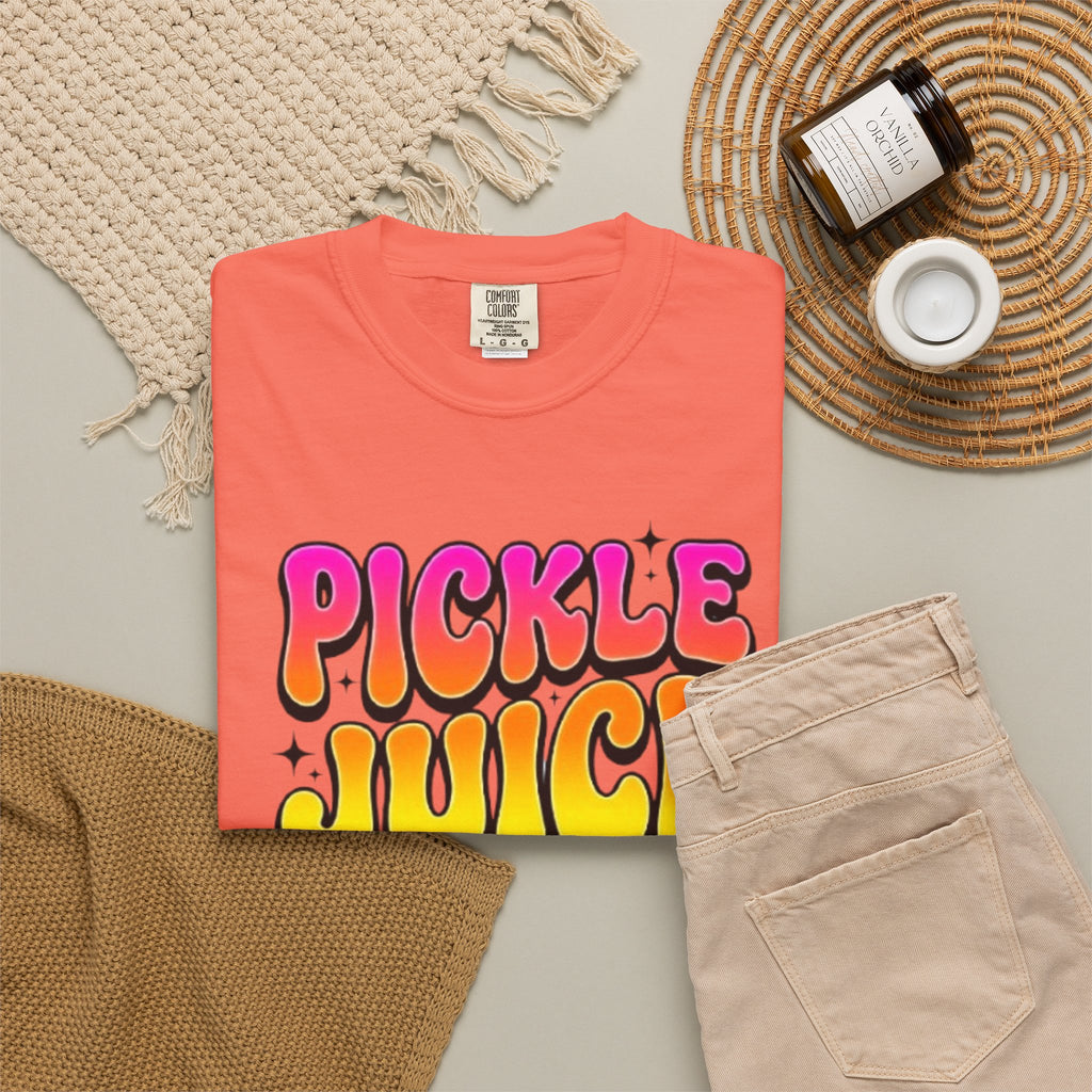 Pickle Juice Retro T-Shirt The 70s Polite Curse Vintage Graphic Tee