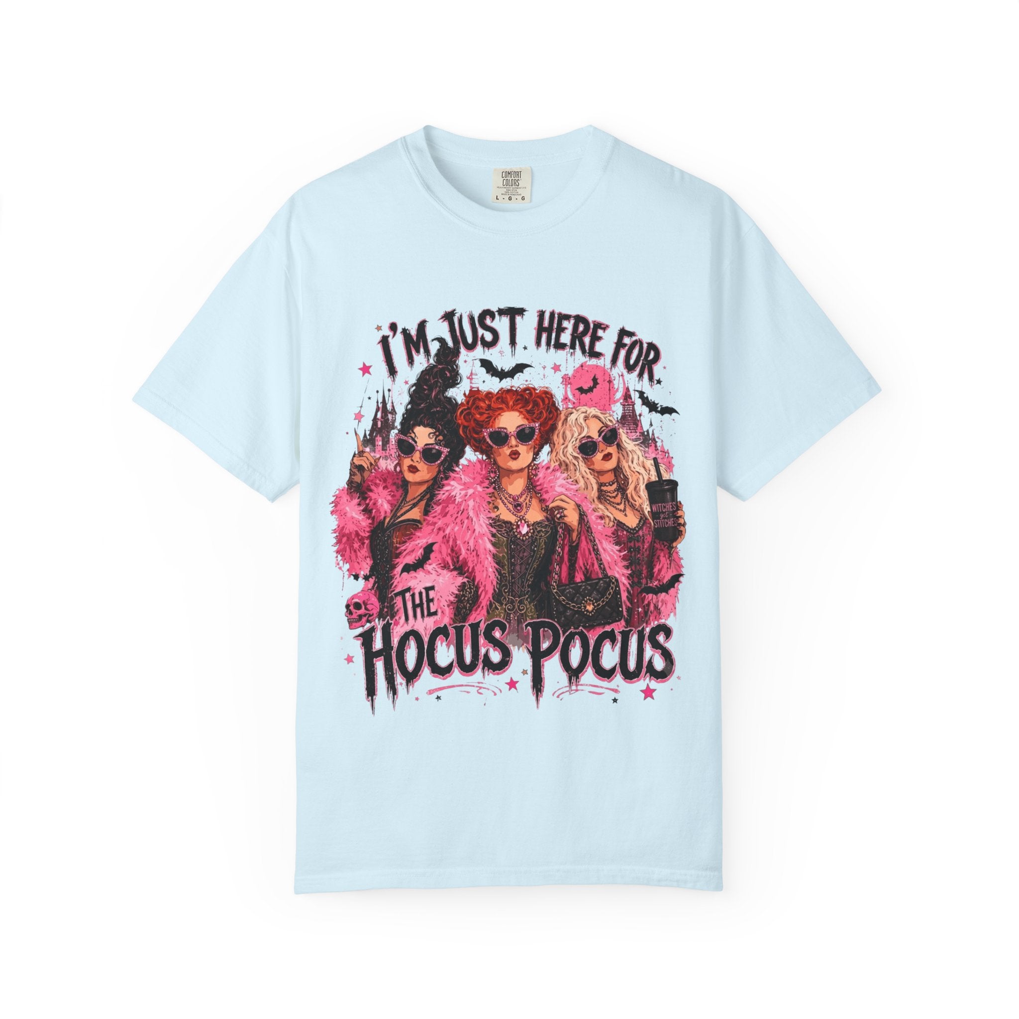 Hocus Pocus Graphic T Shirt Im Just Here for the Hocus Pocus Halloween Tee