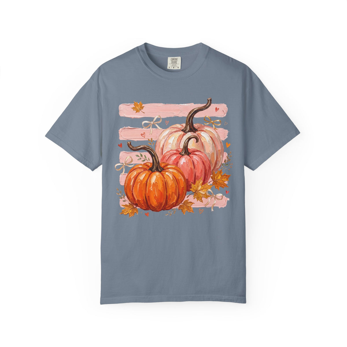 Pumpkin Harvest Tee Shirt Autumn Watercolor Pumpkins Tee