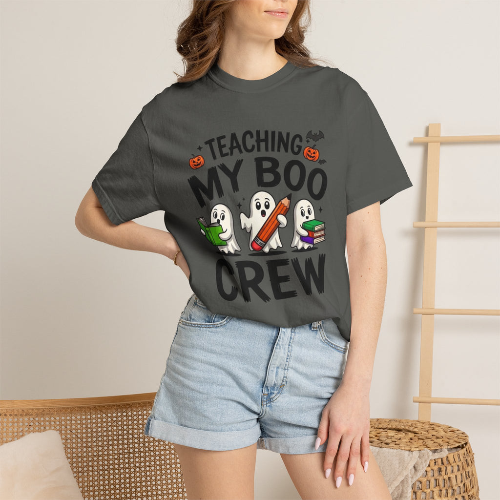 Teaching My Boo Crew T-Shirt Cute Halloween Teacher Tee