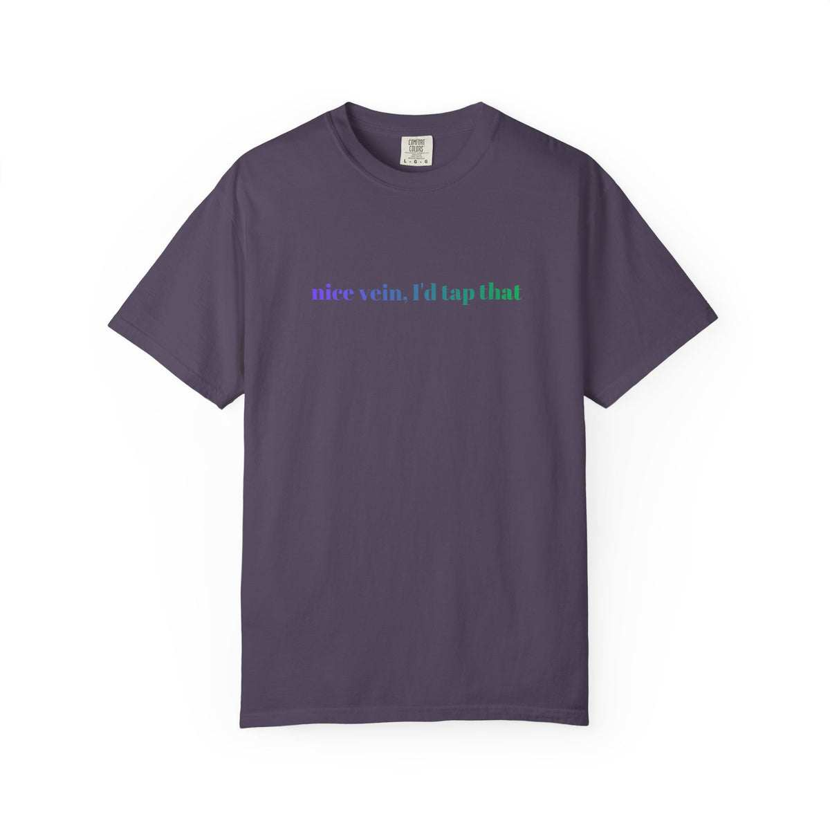 Nice Vein I'd Tap That Shirt, Funny Nurse Shirt, Phlebotomist Gift, IV Nurse Tee, Comfort Colors Medical Humor T-Shirt