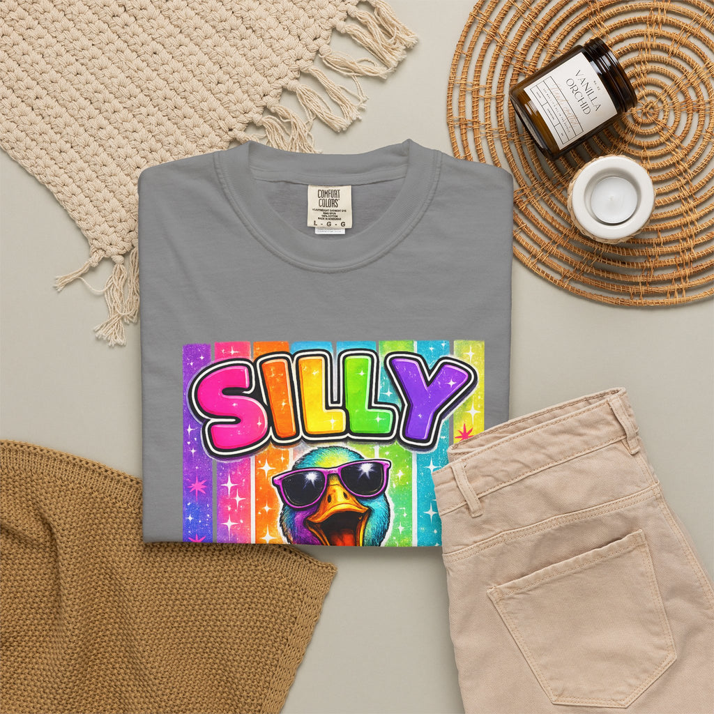 Silly Rainbow Goose T Shirt