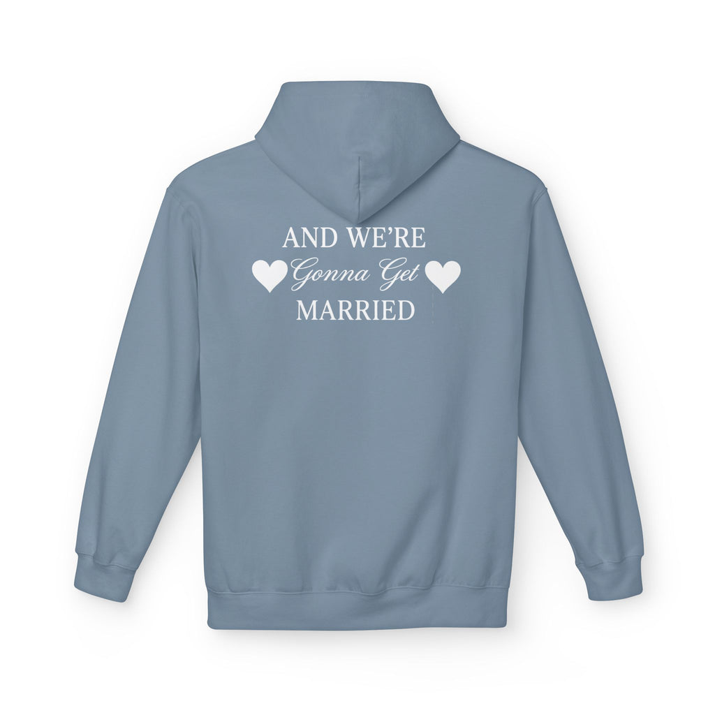 Engaged Couple Hoodie And We're Gonna Get Married Wedding Announcement Pullover