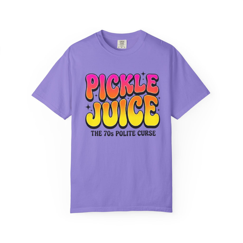 Pickle Juice Retro T-Shirt The 70s Polite Curse Vintage Graphic Tee