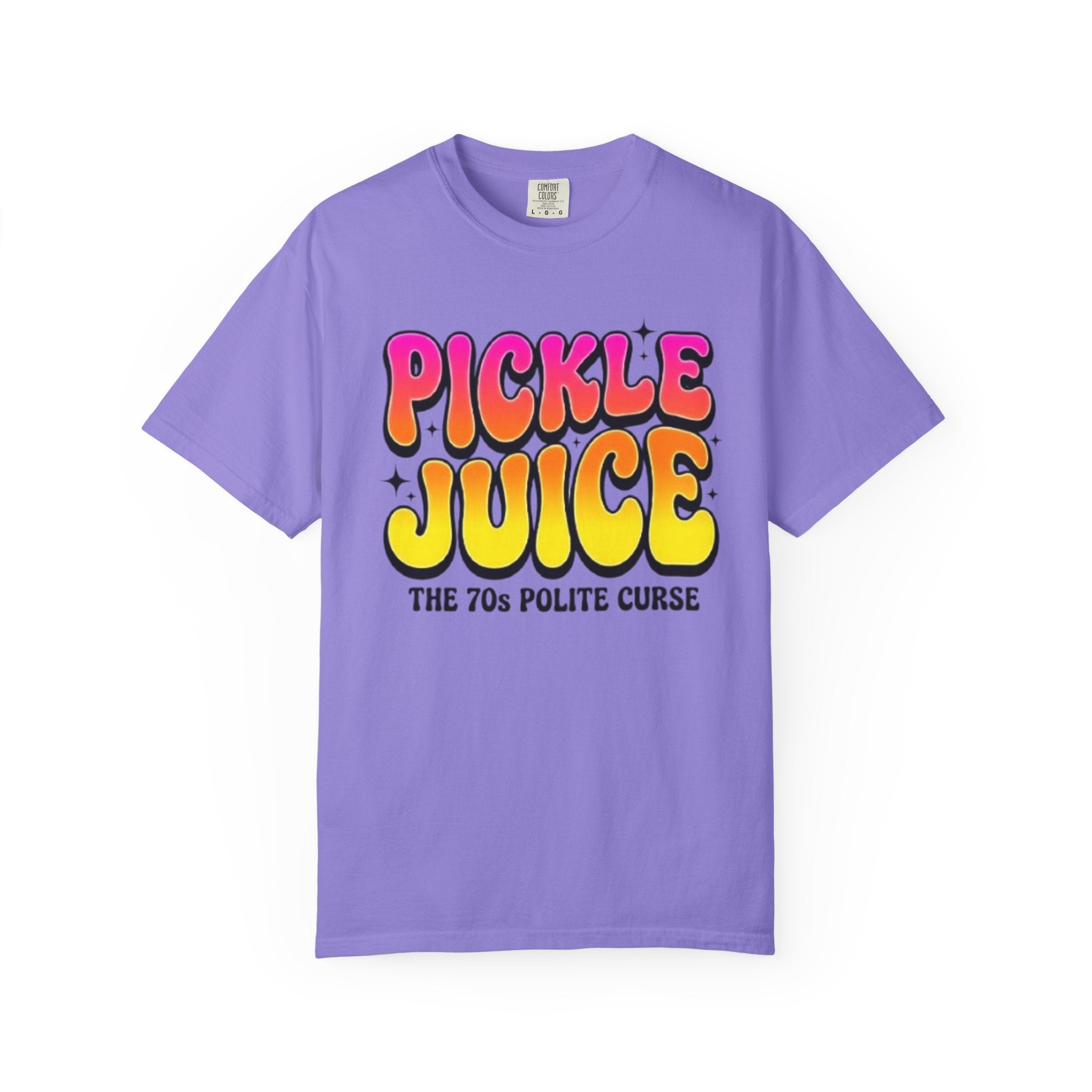 Pickle Juice Retro T-Shirt The 70s Polite Curse Vintage Graphic Tee