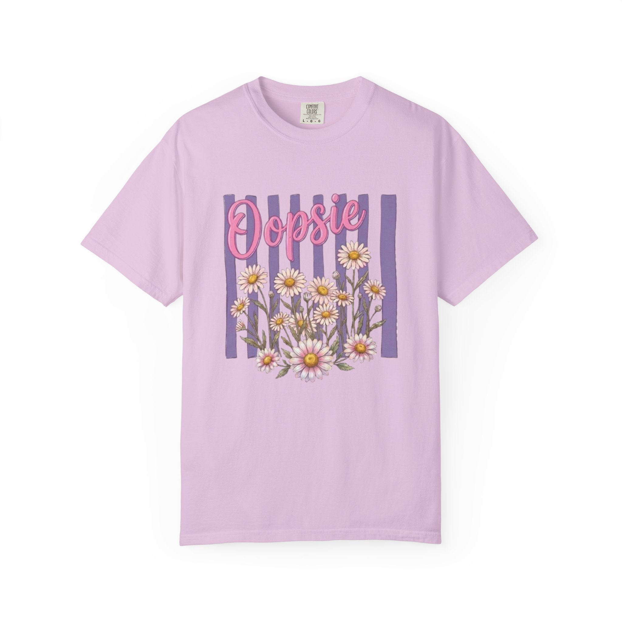 Daisy Striped Oopsie Tee Shirt