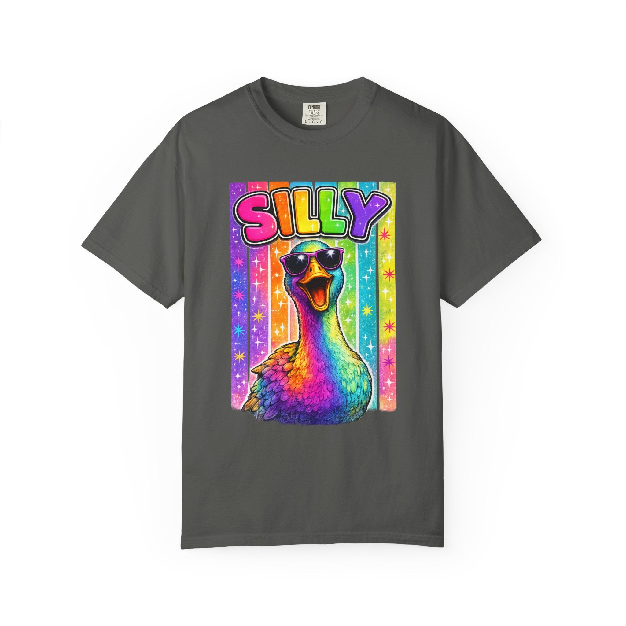 Silly Rainbow Goose T Shirt