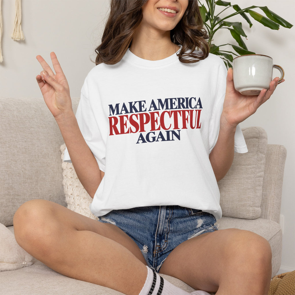 Make America Respectful Again Shirt, Respect Over Hate Tee, Patriotic Unity T-Shirt, Comfort Colors Unisex Kindness Shirt