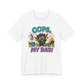 Oops My Bad! Monster Graphic Tee Funny Casual T-Shirt for Kids & Adults